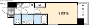 エスリード大阪城公園.【7階】の間取り