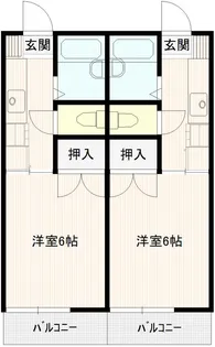 クレールハタノ【1階】の間取り
