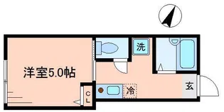 ロイヤルブルーゲート五反野【1階】の間取り