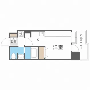 ラヴィータ410【9階】の間取り