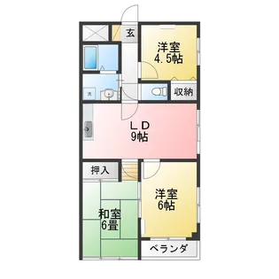 第2江塚ビル【3階】の間取り