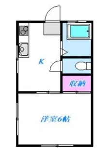 渡辺ハイツ【1階】の間取り