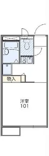 レオパレスT.HOUSE【2階】の間取り