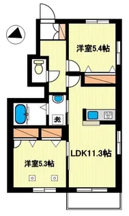 Amicourt【1階】の間取り