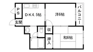 リバーヒル石津【3階】の間取り