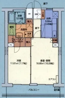 アーバンエース守口パル【4階】の間取り