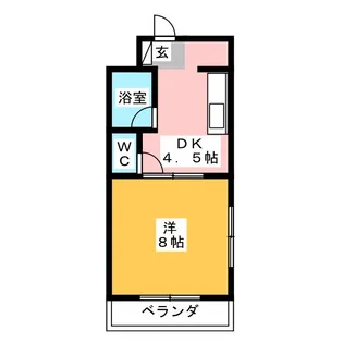セントポーリアII【3階】の間取り