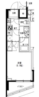 S-RESIDENCE曳舟【9階】の間取り