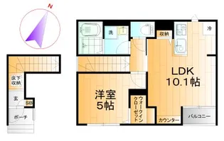 Partir(パルティール)【2階】の間取り