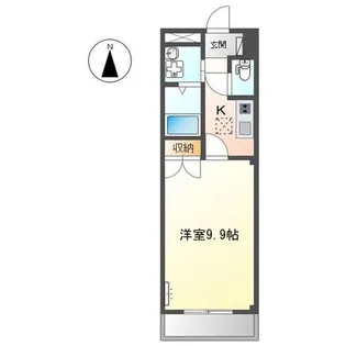 サンシャイン ビレッジ【1階】の間取り