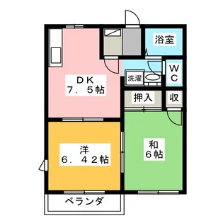 アトレ A棟【2階】の間取り