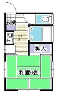 ホワイトビーズセブン【1階】の間取り
