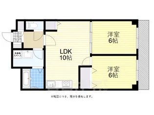 クリスタルハイツ清水丘【10階】の間取り