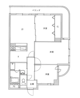 パラッツォ今川【3階】の間取り