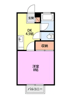 コーポプリティ【1階】の間取り