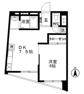 国分寺SSマンション【3階】の間取り