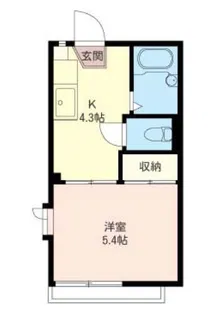 メイプルシティ大久保II【1階】の間取り