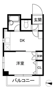 セルダム弦巻【2階】の間取り
