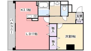 煌楼大久保Sta.【4階】の間取り