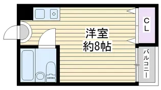 マンション吉見【2階】の間取り