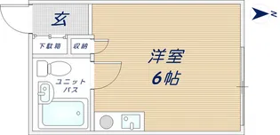 ハイツプチトマト【1階】の間取り