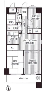 グランシエロ川口本町【3階】の間取り