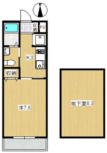 リヴェール【1階】の間取り