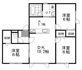 グランデール【1階】の間取り