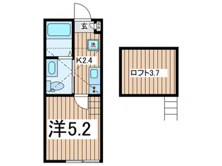 Haleo追浜【2階】の間取り