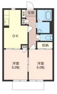 エスペランサ【2階】の間取り