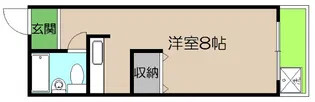 ハウス桂山【3階】の間取り