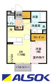 ウィットS鳥羽【2階】の間取り