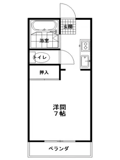 サンハイツ郷ケ丘【2階】の間取り
