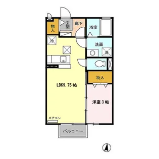 サンコート静浦【2階】の間取り