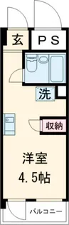 西村アパートメント【2階】の間取り