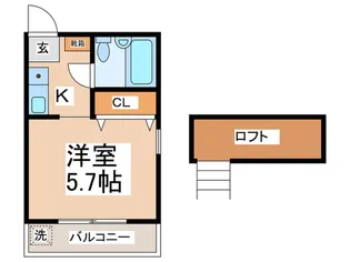 カ-サ・セレッソ【2階】の間取り