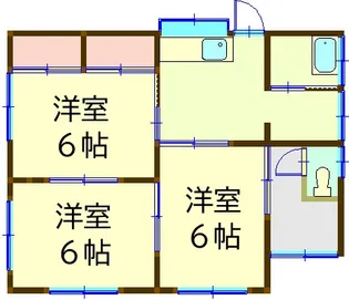 宮城県大崎市古川城西1【一戸建】の間取り