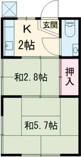 陽光荘【2階】の間取り