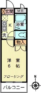 ハイブリッジマンション【3階】の間取り