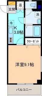 シノア北安江【2階】の間取り