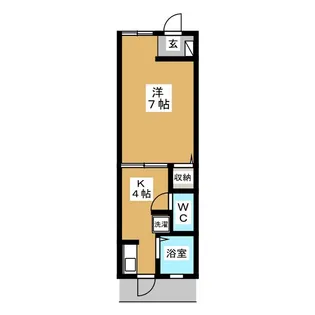 ノースヴィレッジ【1階】の間取り
