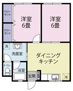 メゾン立木【2階】の間取り