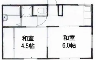 ドゥ・ジェンヌ【1階】の間取り