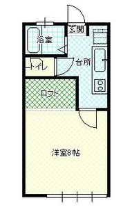 山形県山形市桜田西4【アパート】の間取り