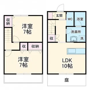 静岡県静岡市駿河区大谷1【一戸建】の間取り