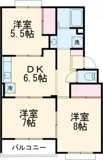 トリヴァンベール美船 B【1階】の間取り