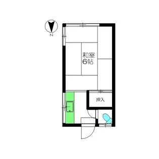 清和荘【2階】の間取り