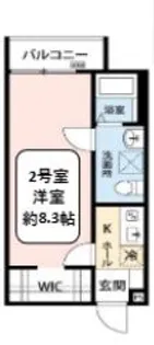 INFINITY KOYASUMACHI【1階】の間取り