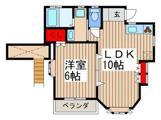 サンコンフォ-ト市川真間【2階】の間取り
