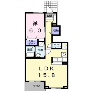 クレールメゾン I【1階】の間取り